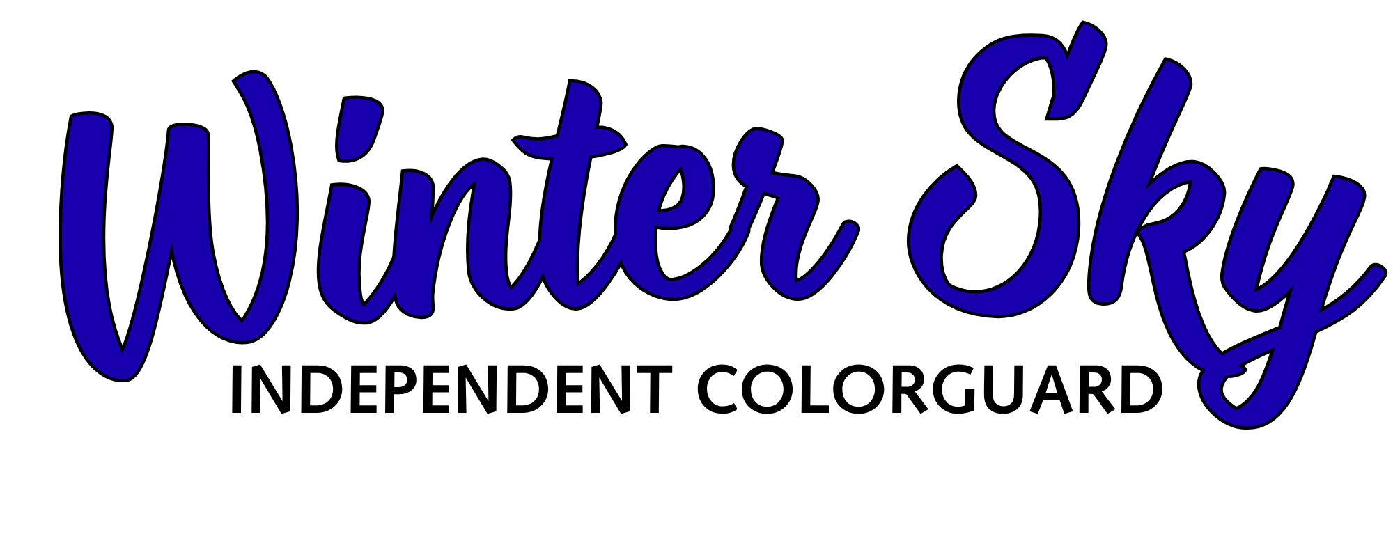Winter Sky Independent Colorguard Logo